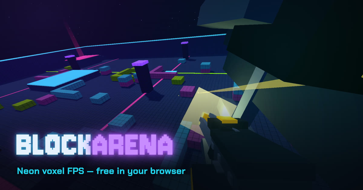 BlockArena: AI-Generated FPS Game